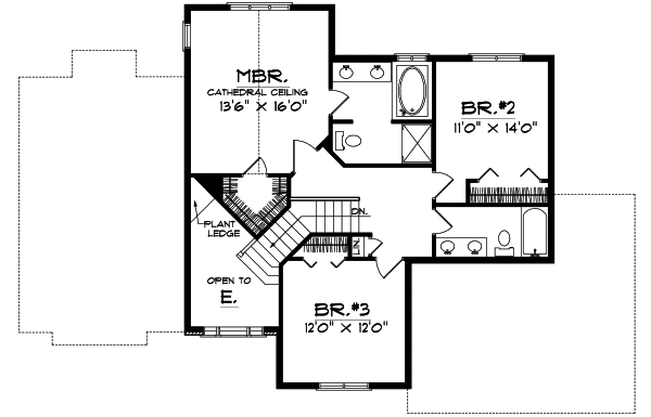 Upper/Second Floor Plan: 7-146