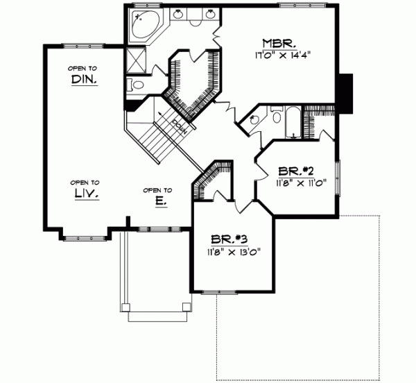 Upper/Second Floor Plan: 7-149