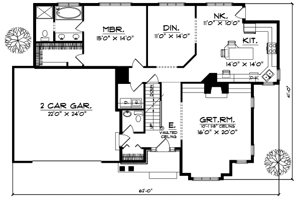 Main Floor Plan: 7-153