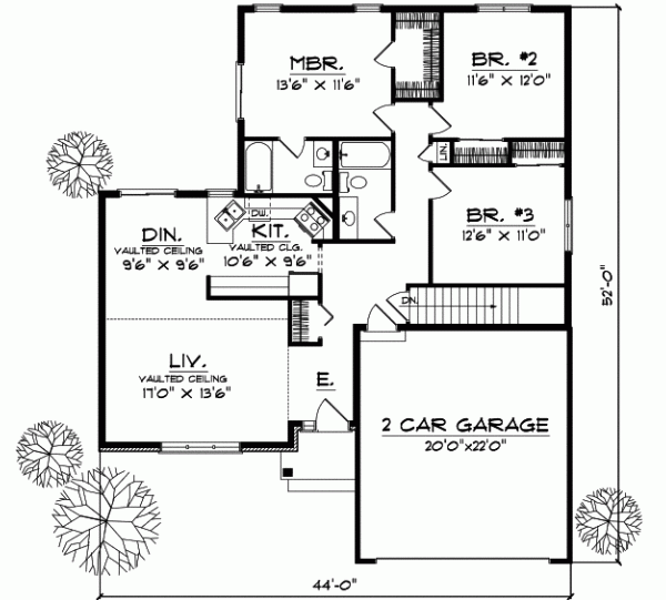 Main Floor Plan: 7-154