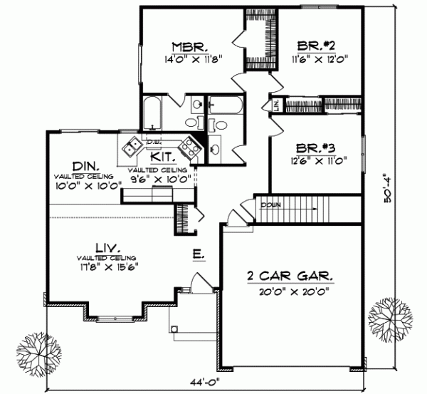 Main Floor Plan: 7-155
