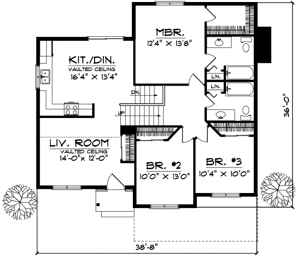Main Floor Plan: 7-157