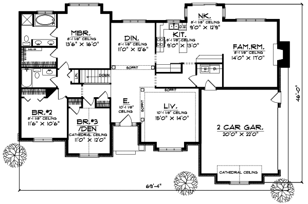 Main Floor Plan: 7-158