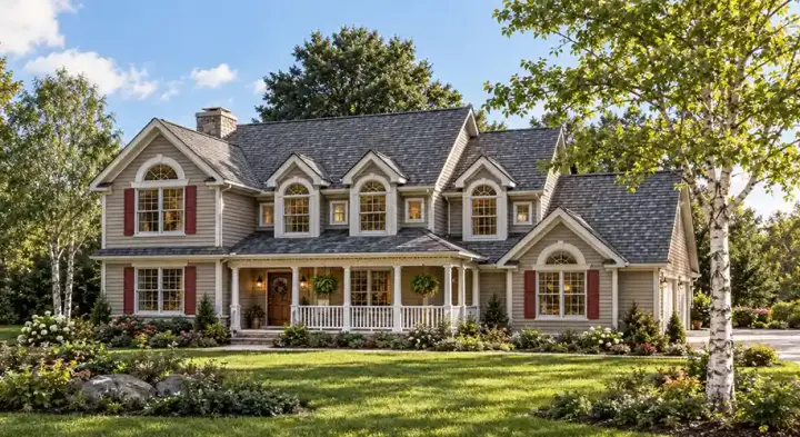 Country house plans 7-160 - front exterior, 2,236 sq ft, 4 bed, 2 bath house plans | Monster House Plans