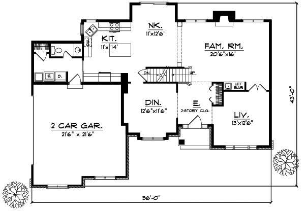 Main Floor Plan: 7-164