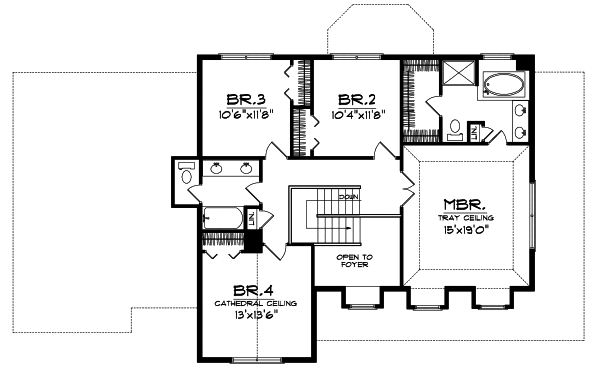 Upper/Second Floor Plan: 7-169