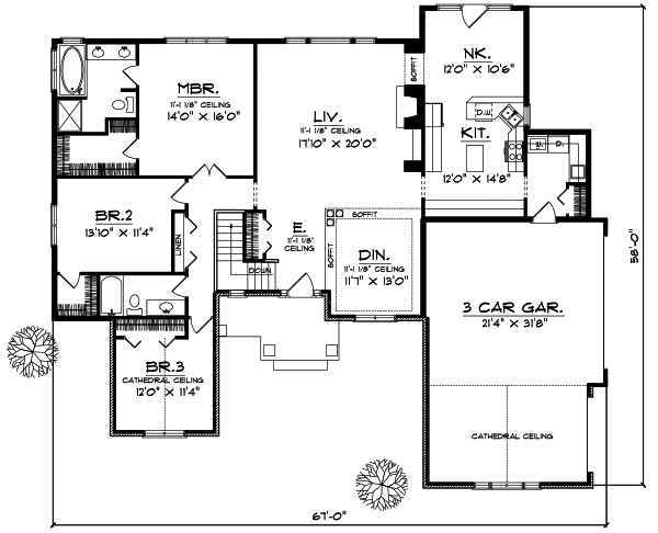 Main Floor Plan: 7-170