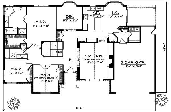 Main Floor Plan: 7-171