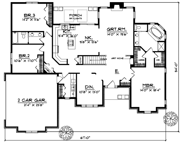 Main Floor Plan: 7-172