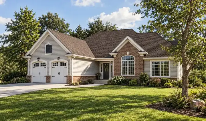 Traditional house plans 7-183 - front exterior, 1,760 sq ft, 3 bed, 2 bath house plans | Monster House Plans