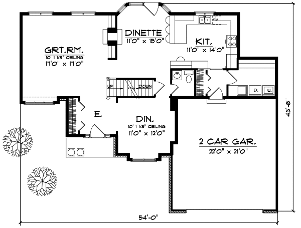 Main Floor Plan: 7-184