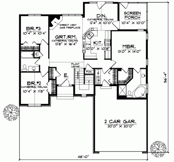 Main Floor Plan: 7-190