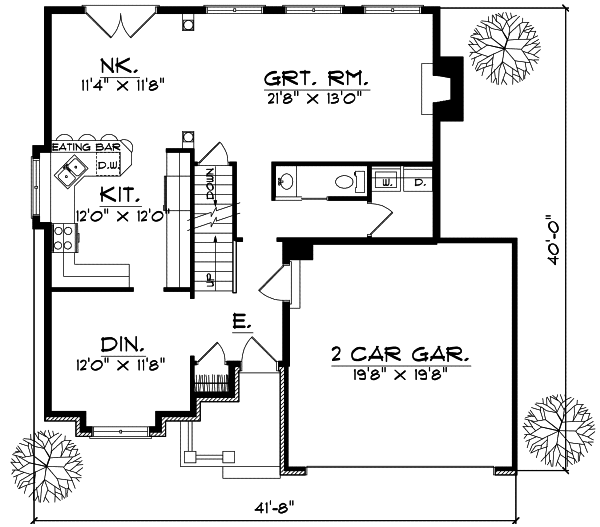 Main Floor Plan: 7-194