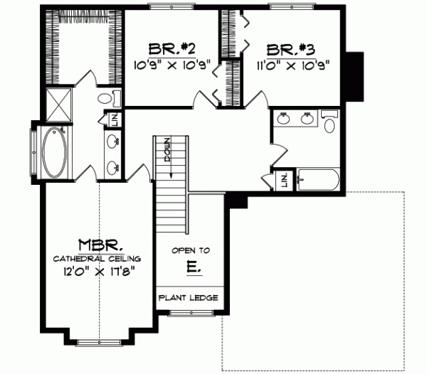 Upper/Second Floor Plan: 7-194