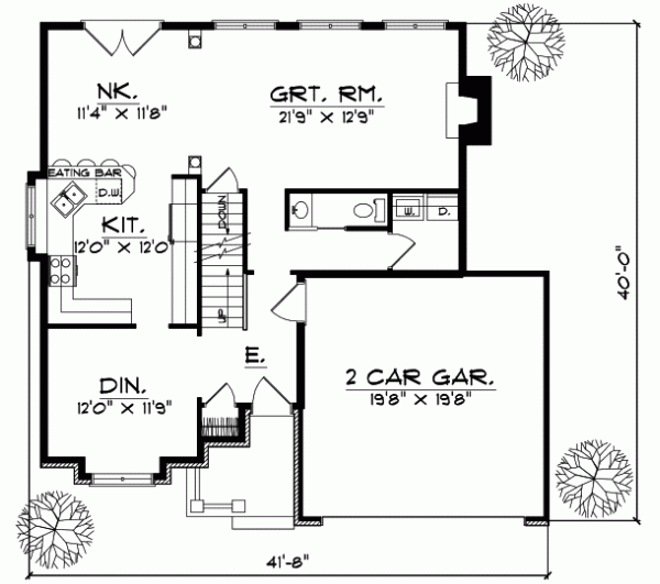 Main Floor Plan: 7-195