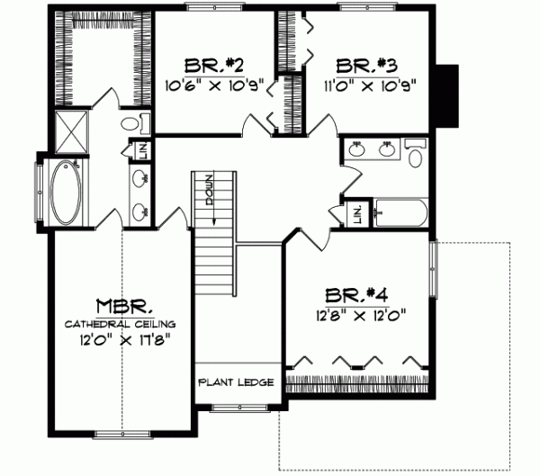 Upper/Second Floor Plan: 7-195
