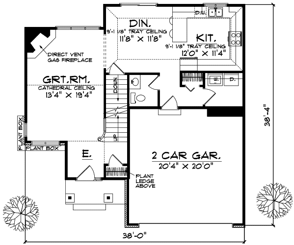 Main Floor Plan: 7-197