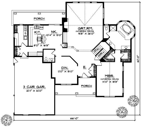 Main Floor Plan: 7-201