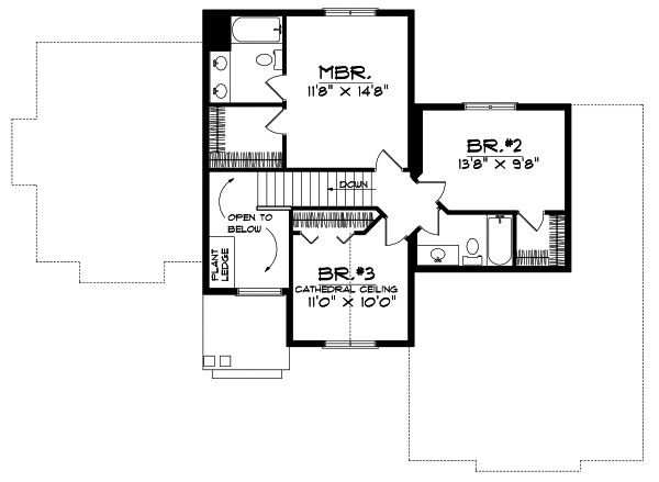 Upper/Second Floor Plan: 7-202