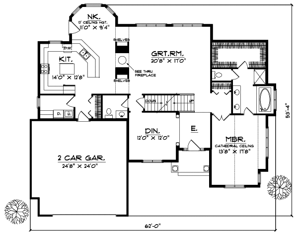 Main Floor Plan: 7-203