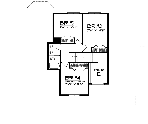 Upper/Second Floor Plan: 7-203