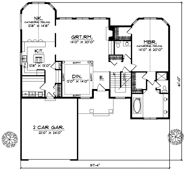 Main Floor Plan: 7-204
