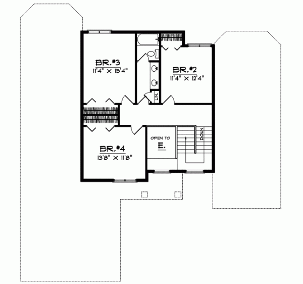 Upper/Second Floor Plan: 7-204