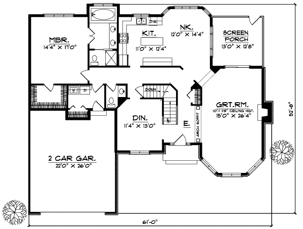 Main Floor Plan: 7-205