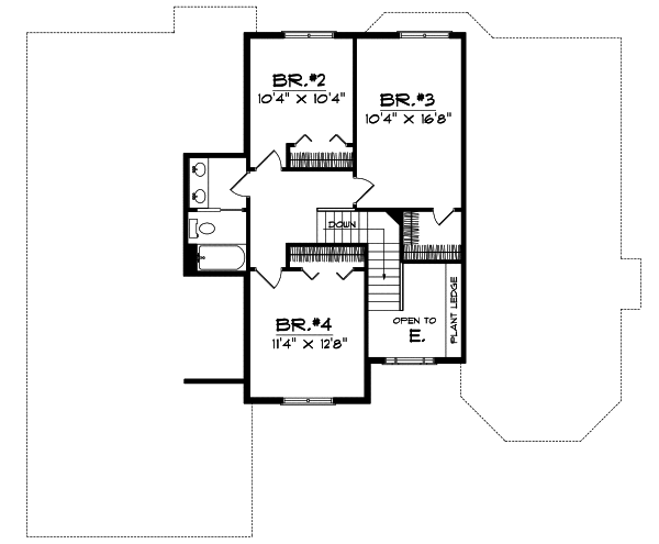 Upper/Second Floor Plan: 7-205
