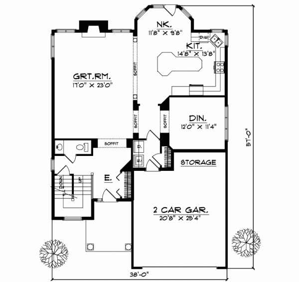 Main Floor Plan: 7-206