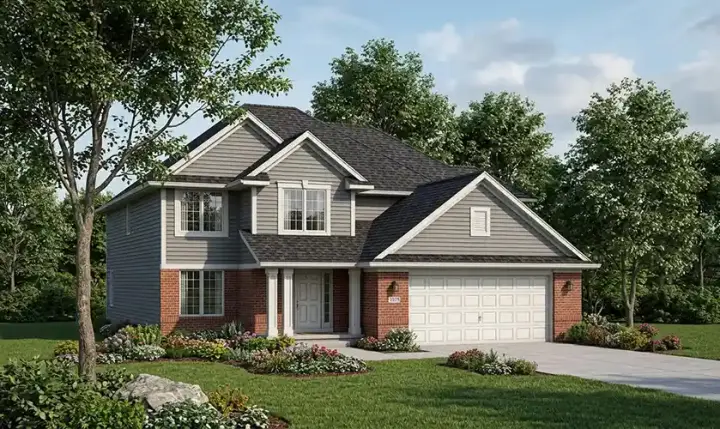 Traditional house plans 7-207 - front exterior, 2,354 sq ft, 4 bed, 2 bath house plans | Monster House Plans