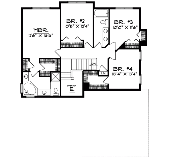 Upper/Second Floor Plan: 7-209
