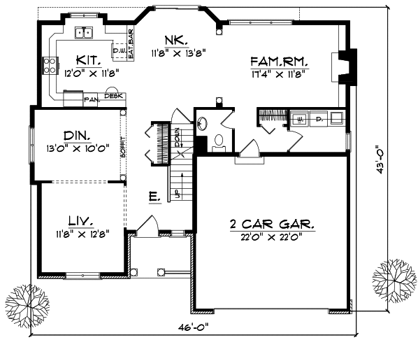 Main Floor Plan: 7-210