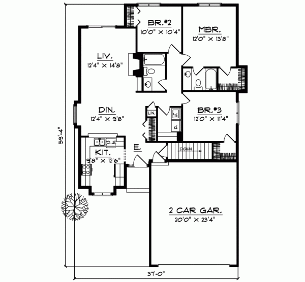 Main Floor Plan: 7-211