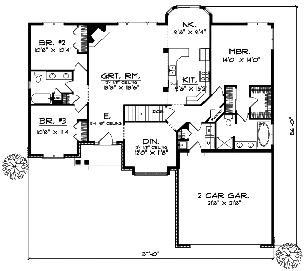 Main Floor Plan: 7-214