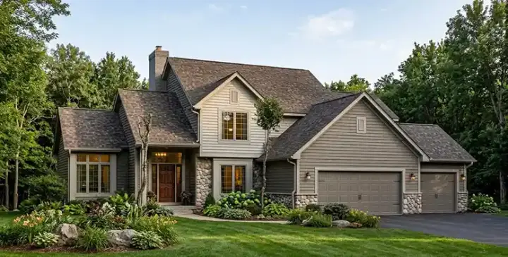 Traditional house plans 7-216 - front exterior, 2,214 sq ft, 4 bed, 2 bath house plans | Monster House Plans