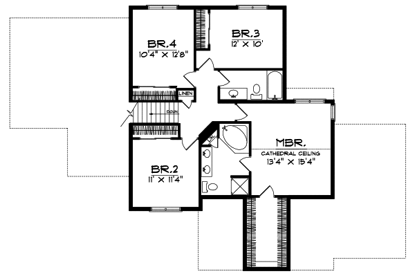 Upper/Second Floor Plan: 7-216