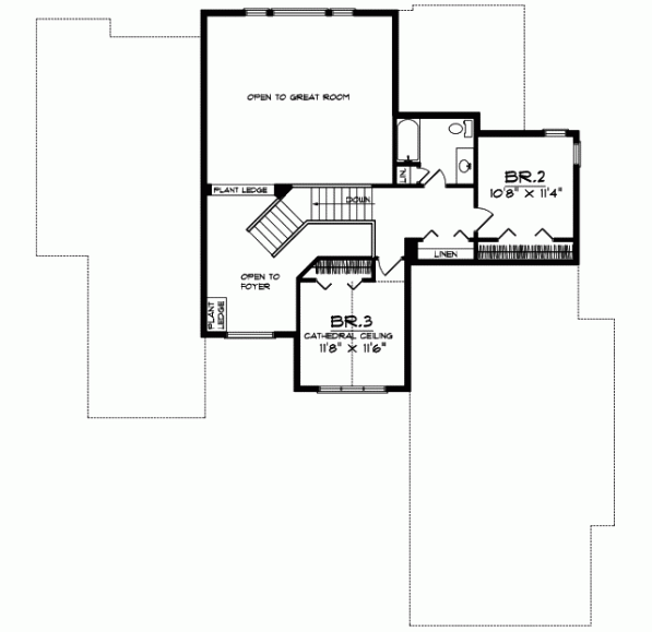 Upper/Second Floor Plan: 7-220