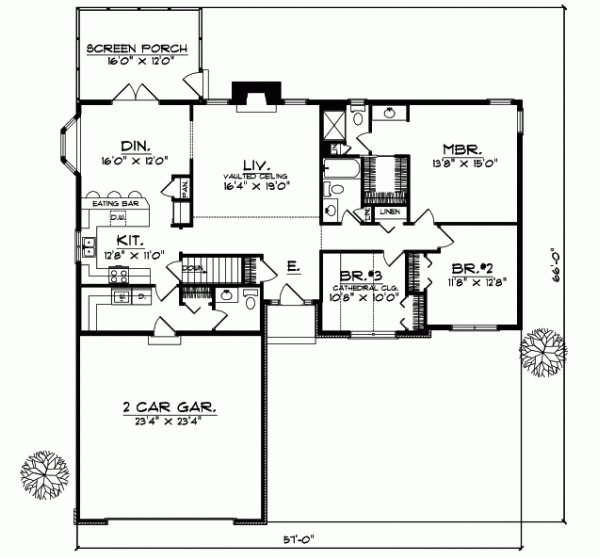 Main Floor Plan: 7-221