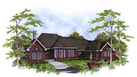European House Plan 3 Bedrooms 2 Bath 2600 Sq Ft Plan 7 224
