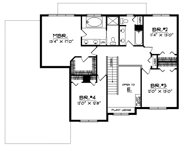 Upper/Second Floor Plan: 7-231