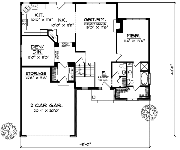 Main Floor Plan: 7-233