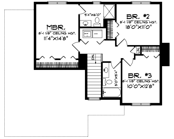 Upper/Second Floor Plan: 7-235