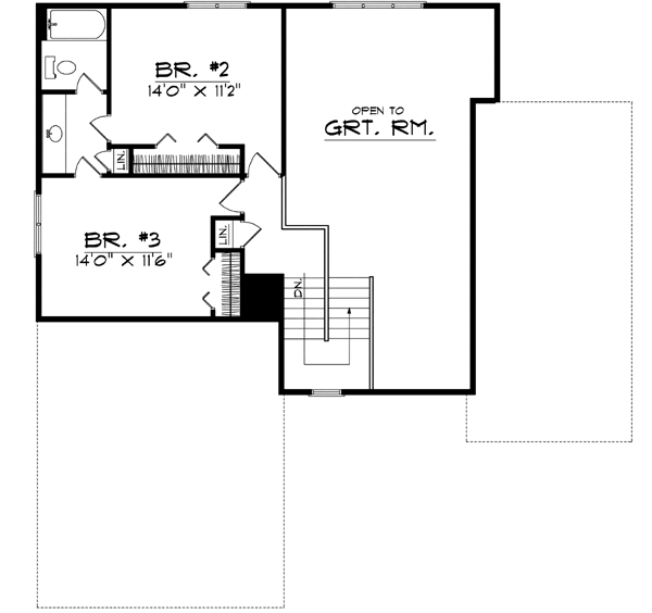 Upper/Second Floor Plan: 7-240