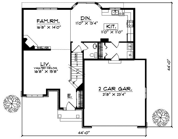 Main Floor Plan: 7-242