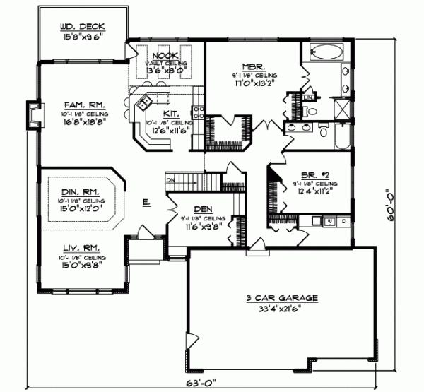 Main Floor Plan: 7-243