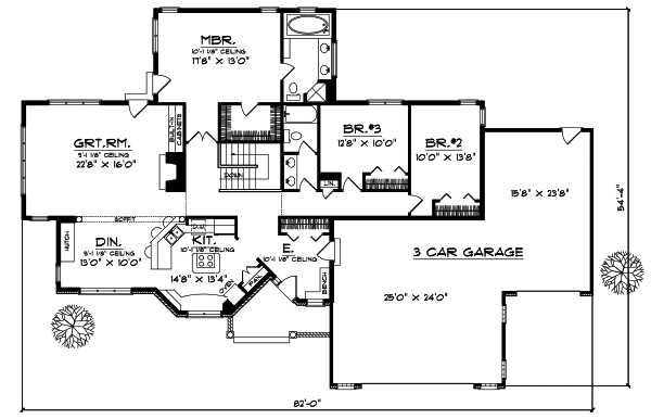 Main Floor Plan: 7-244