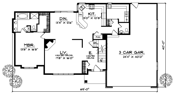 Main Floor Plan: 7-245