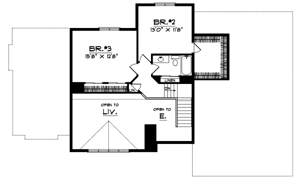 Upper/Second Floor Plan: 7-245