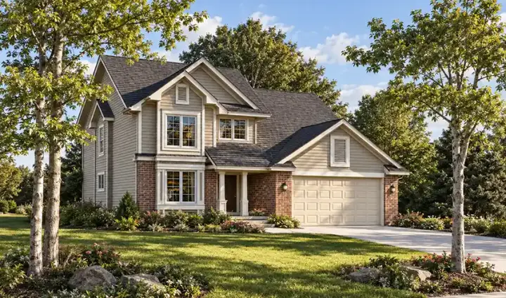 Traditional house plans 7-255 - front exterior, 1,938 sq ft, 3 bed, 2 bath house plans | Monster House Plans